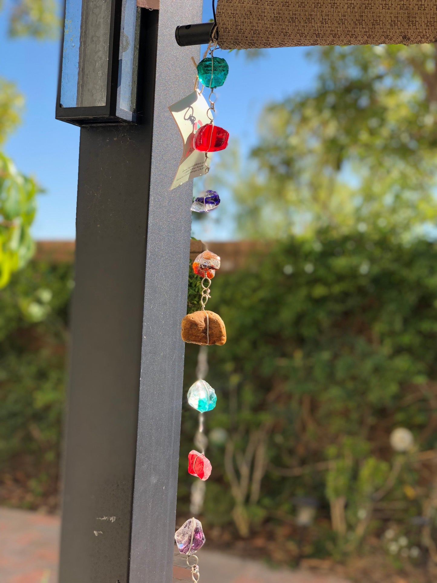 Art Glass Rock Rain Chain