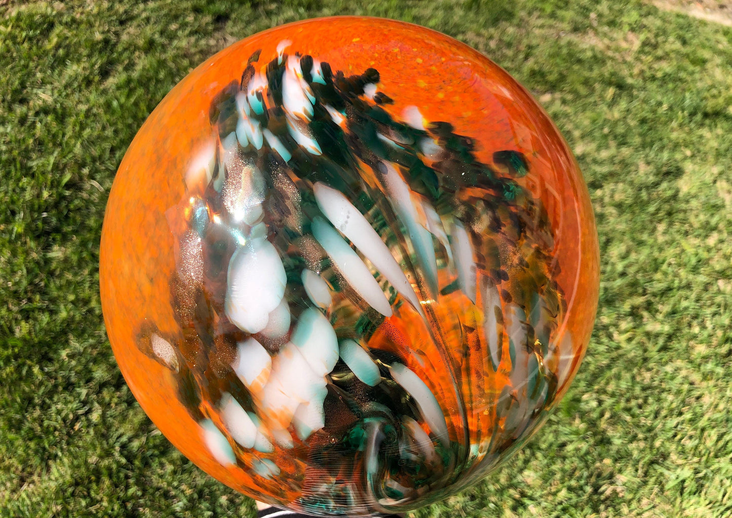 6“/10" Solar LED Gaze Ball Peacock/Garden/Pathway Light/Patio Table Light/Sun Cather/Art Glass