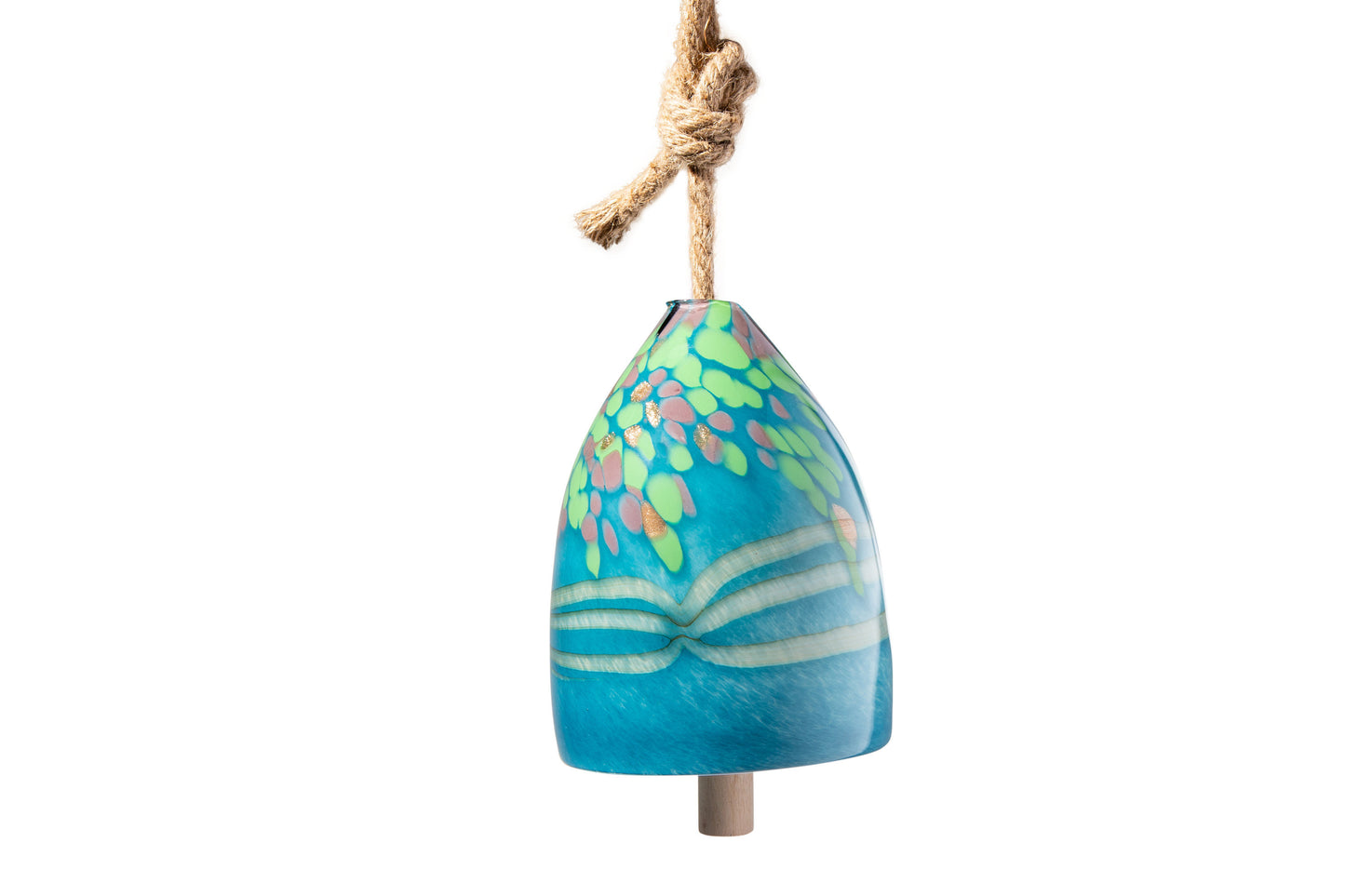 Handmade Art Glass Bell/Buoy Chimes / Hanging Decor Sun Catcher