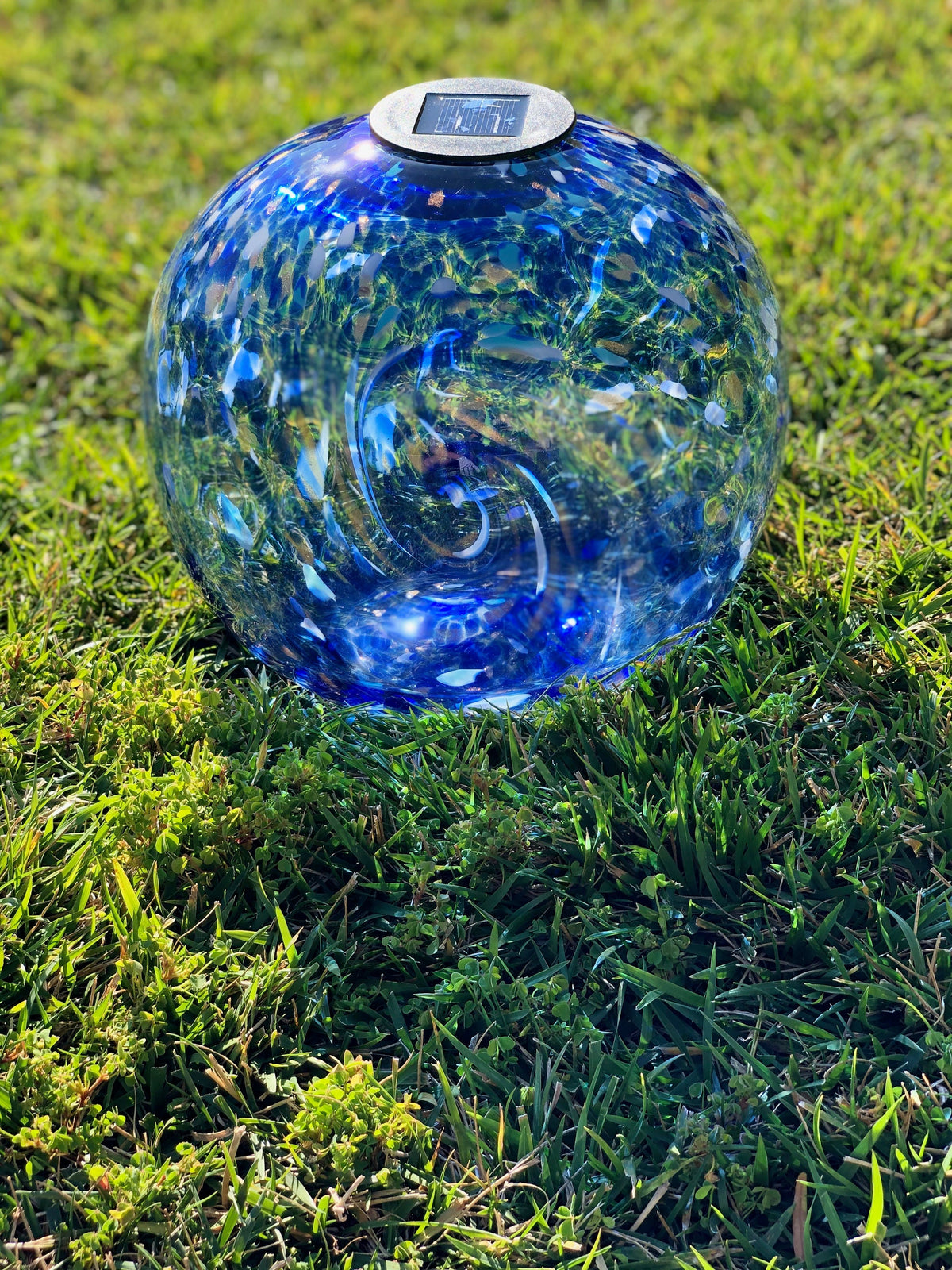 Solar Panel Ball Blue Solar Gazing Balls 12